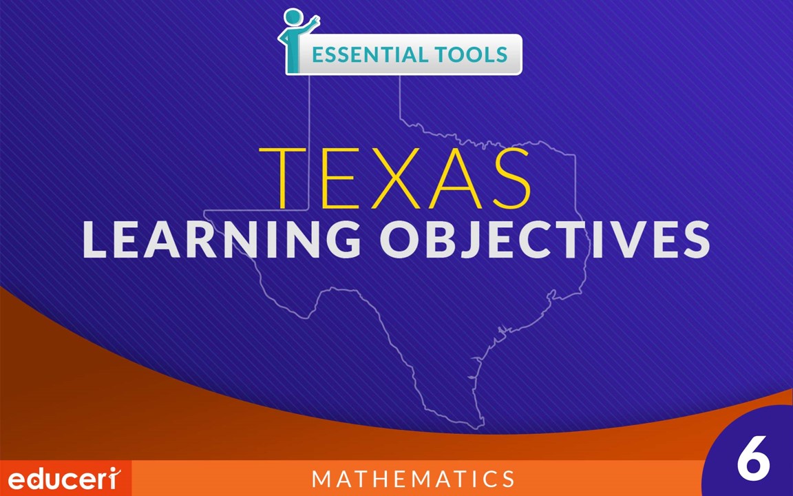Texas Learning Objectives Math 6th Grade Lesson Plans