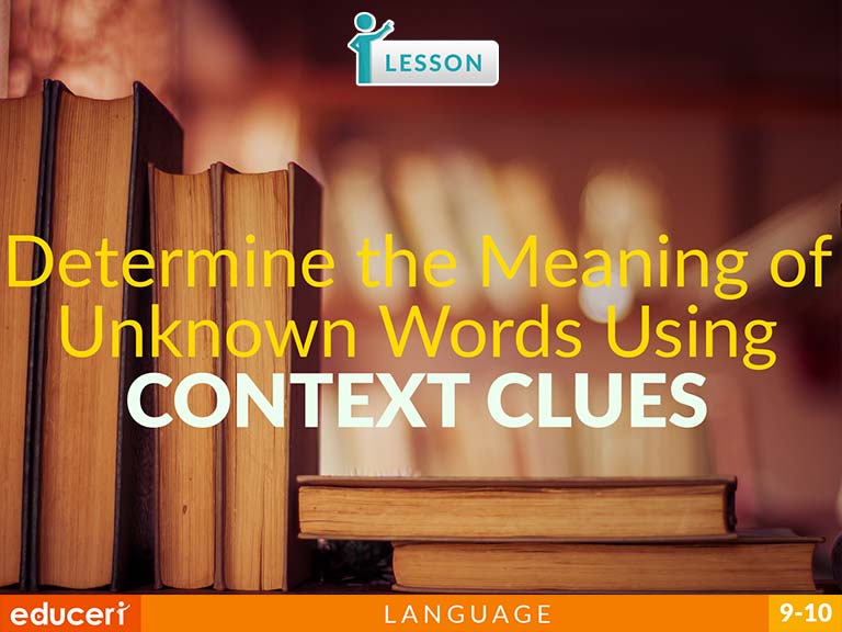 determine-the-meaning-of-unknown-words-using-context-clues-lesson-plans