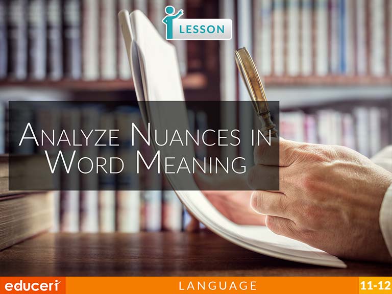 What's the Meaning of the Word Nuance?