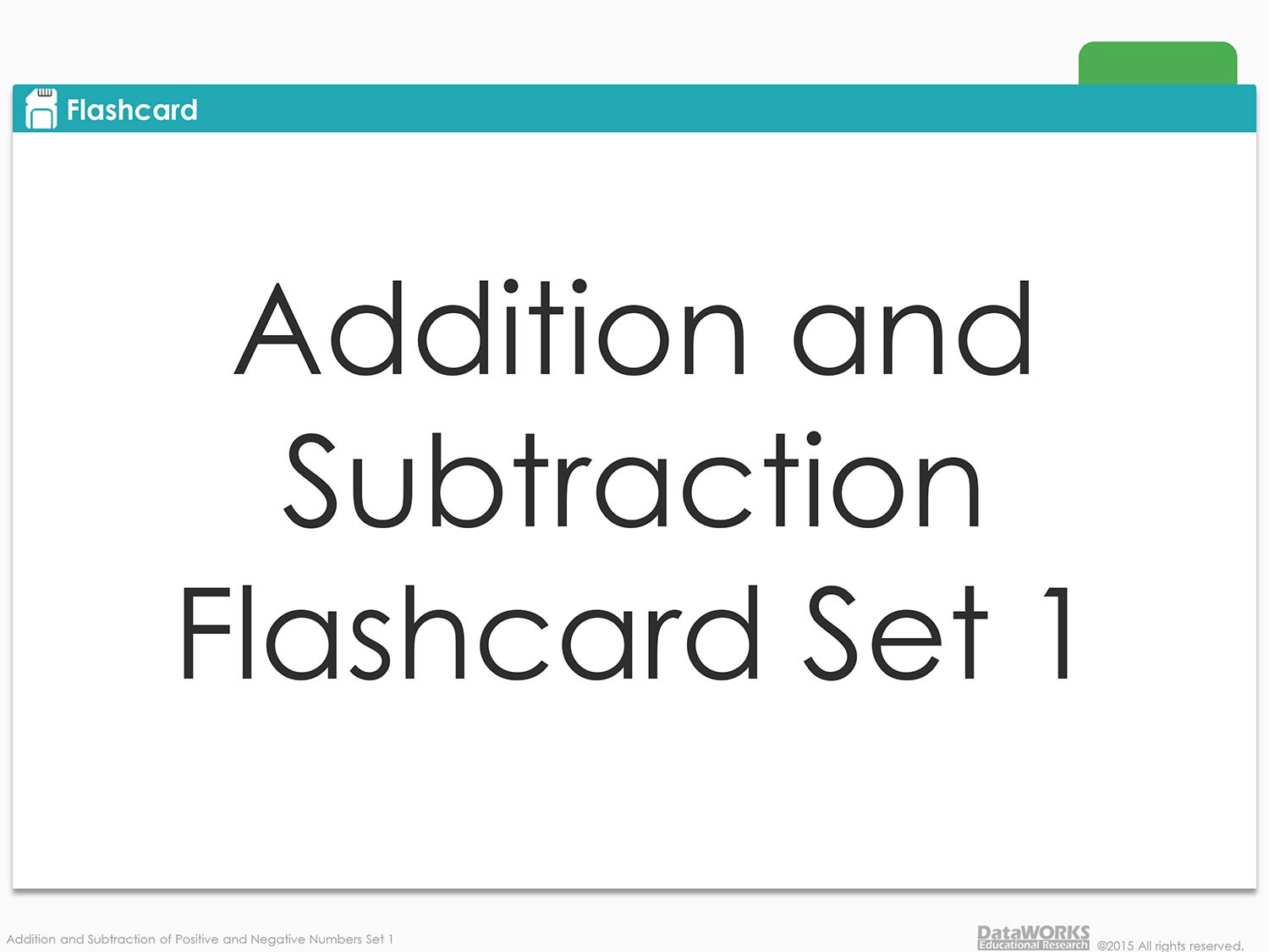 addition-and-subtraction-of-positive-and-negative-numbers-flashcards